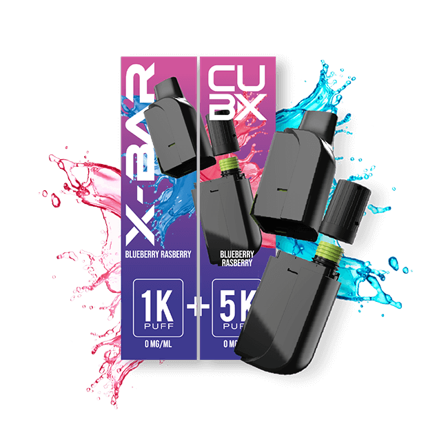 CUBX 2 Pods – Blueberry Raspberry