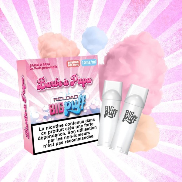 Cartouche Barbe à Papa - Big Puff Reload (Pack 2)
