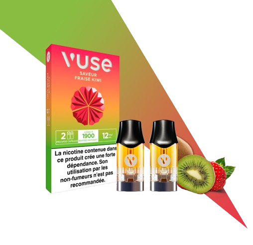 CAPSULES EPOD VUSE Saveur Fraise Kiwi